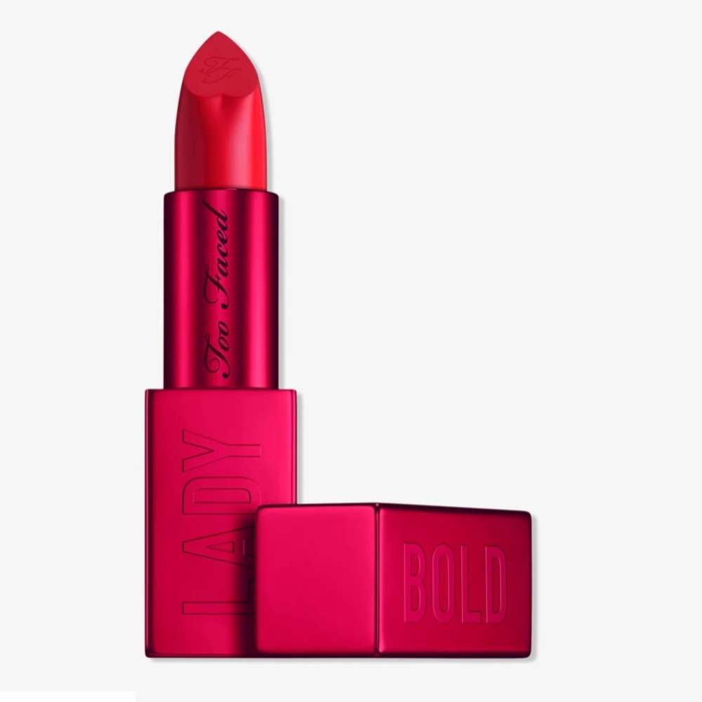 💎 Too Faced Lady Bold Cream Lipstick in Color Lady Bold Full-Size New In Box
